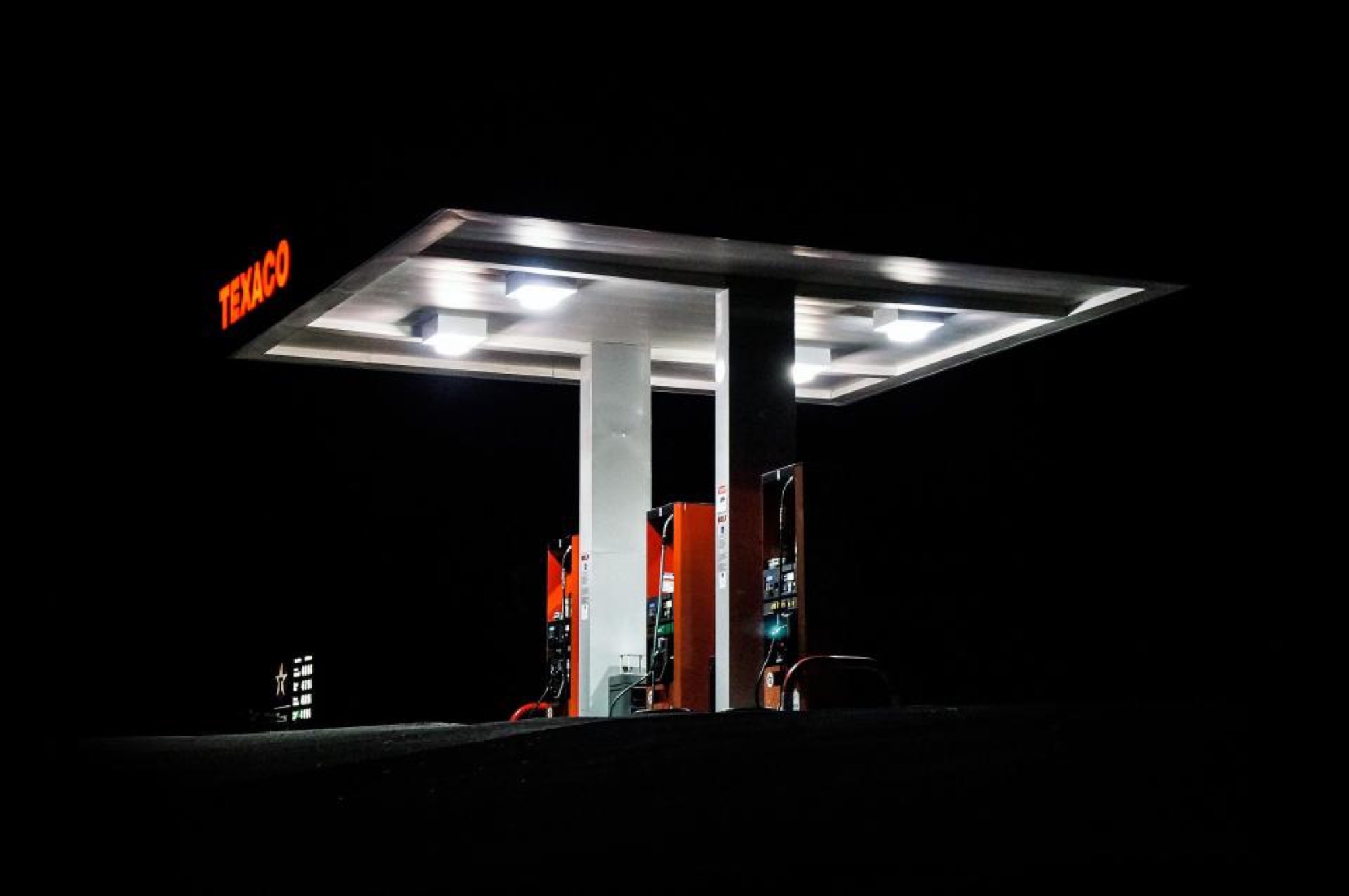 Fuel Station at night